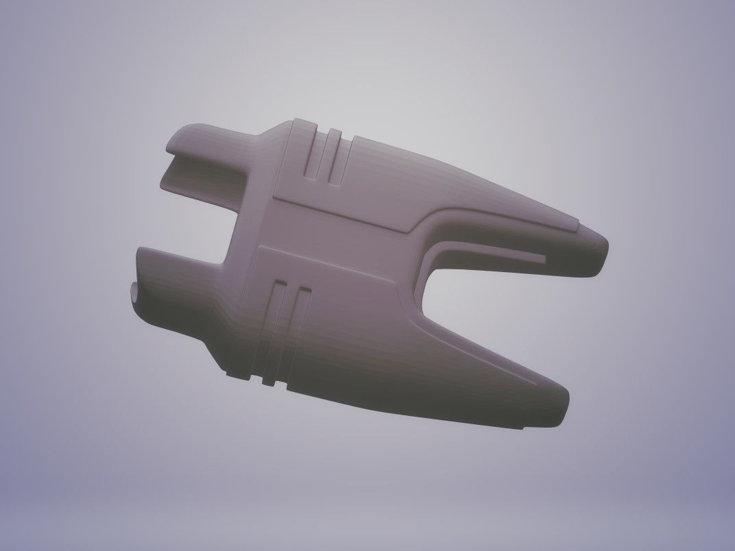 Red Power Sword 3D print model_8