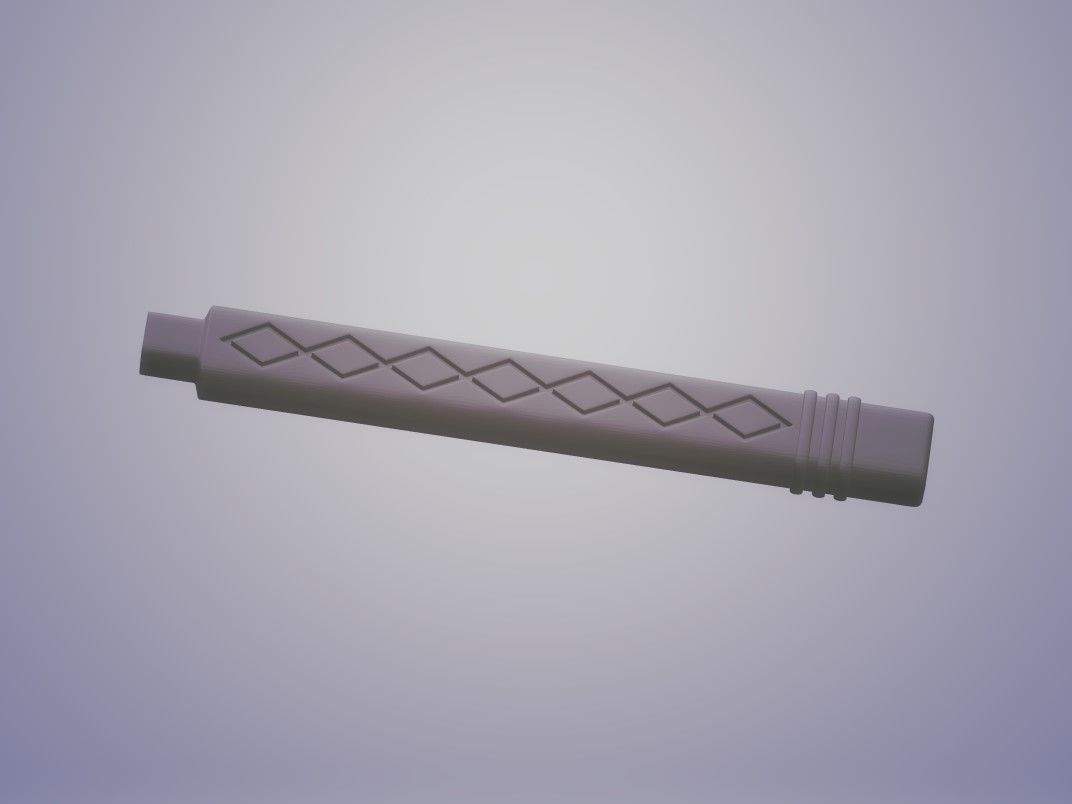 Red Power Sword 3D print model_6