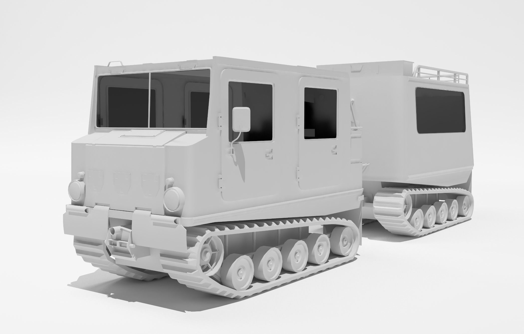 Combat Equipment - Bandvagn 206 3D model_1