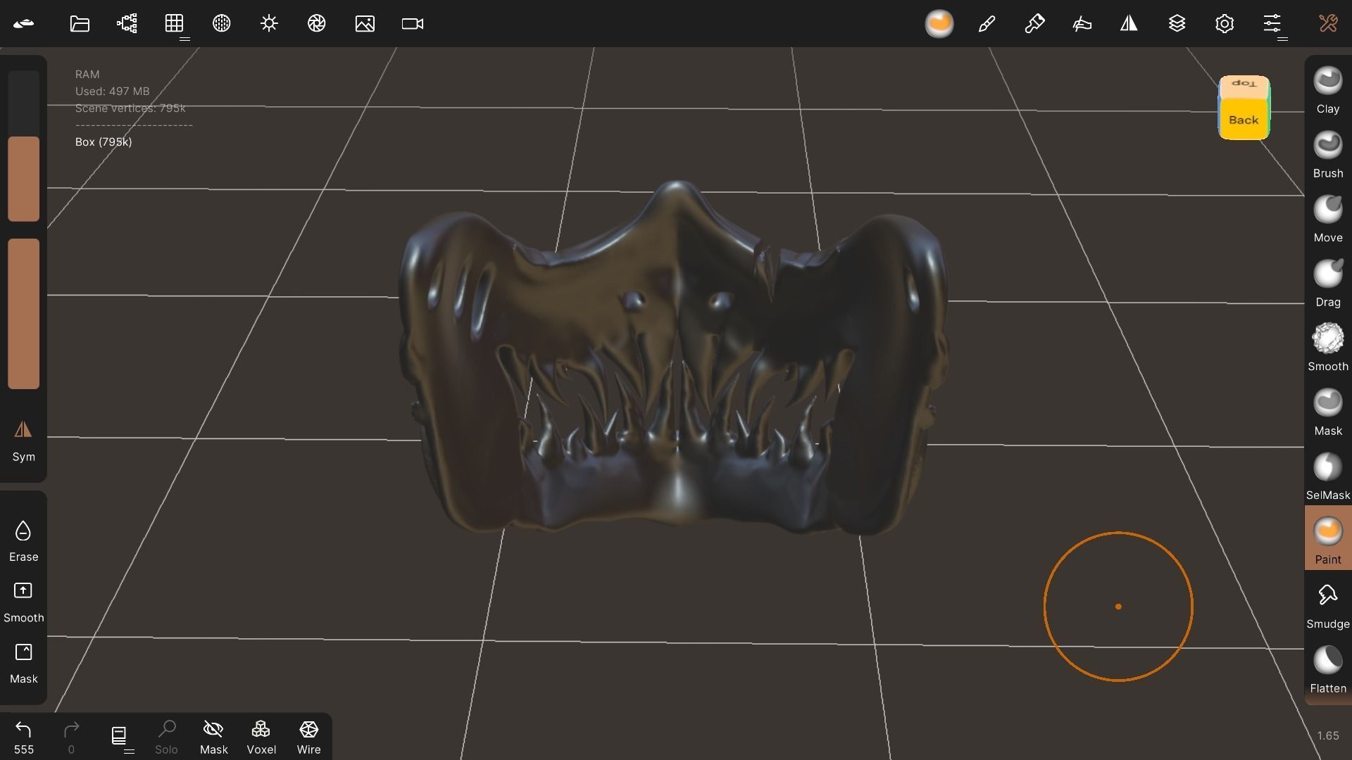 Reptile mask 3D print model_7