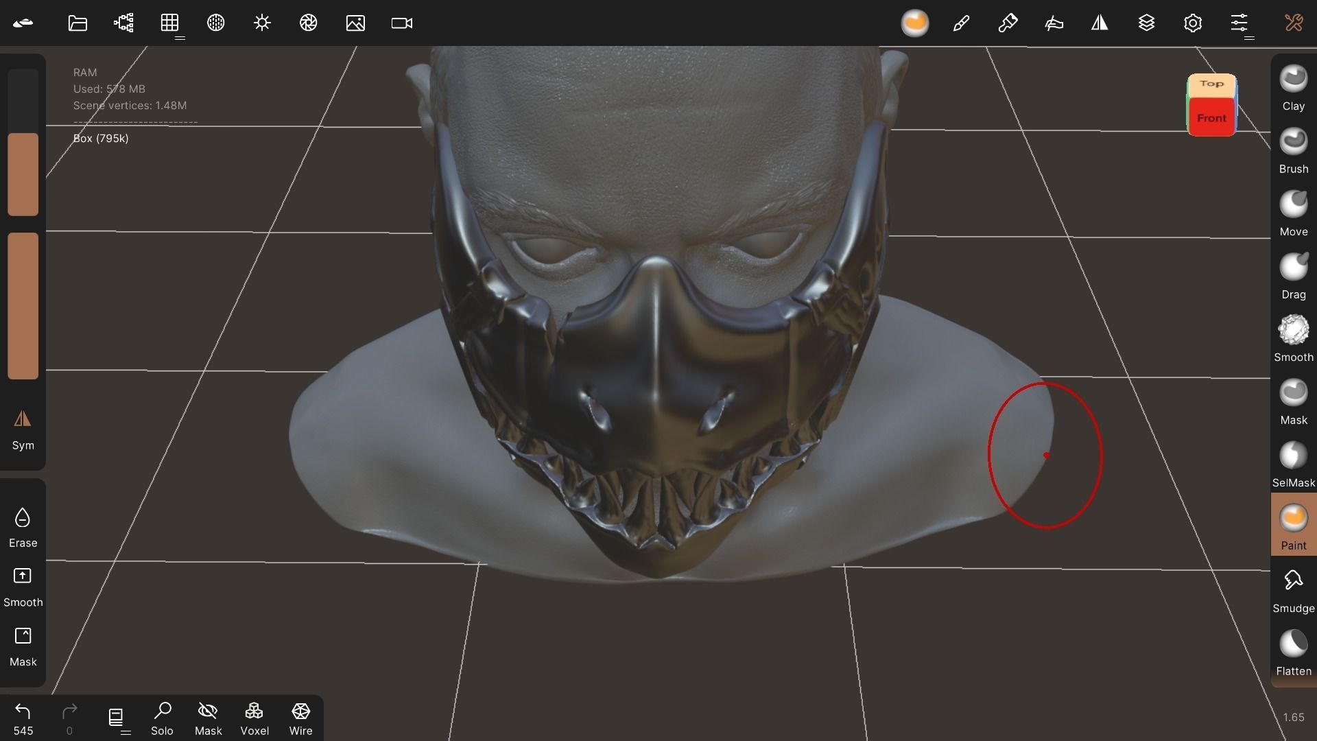 Reptile mask 3D print model_1