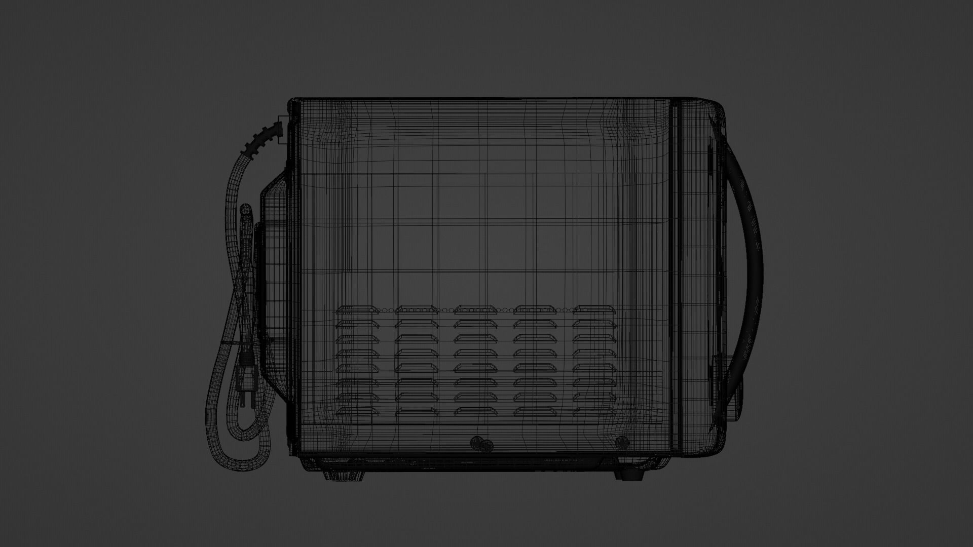 Galanz Retro Microwave Oven 3D model_6