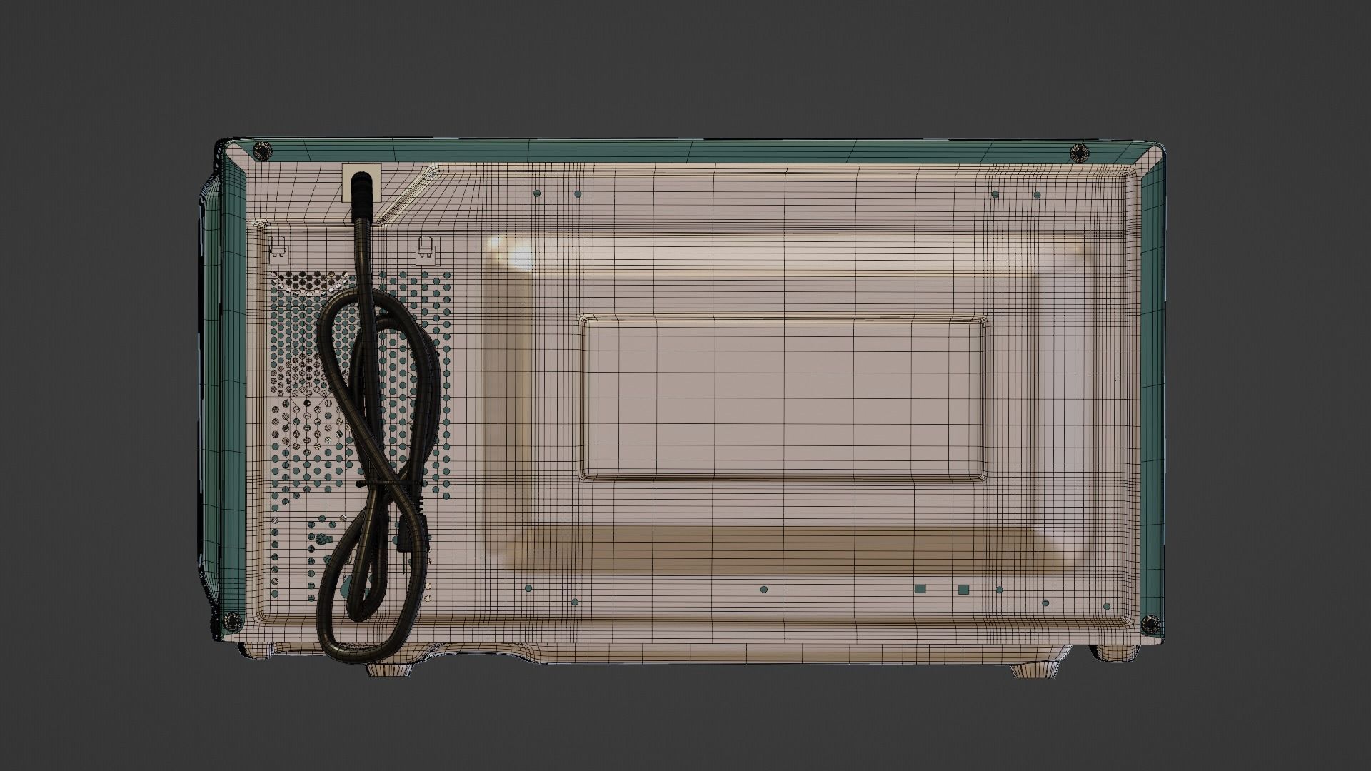 Galanz Retro Microwave Oven 3D model_11