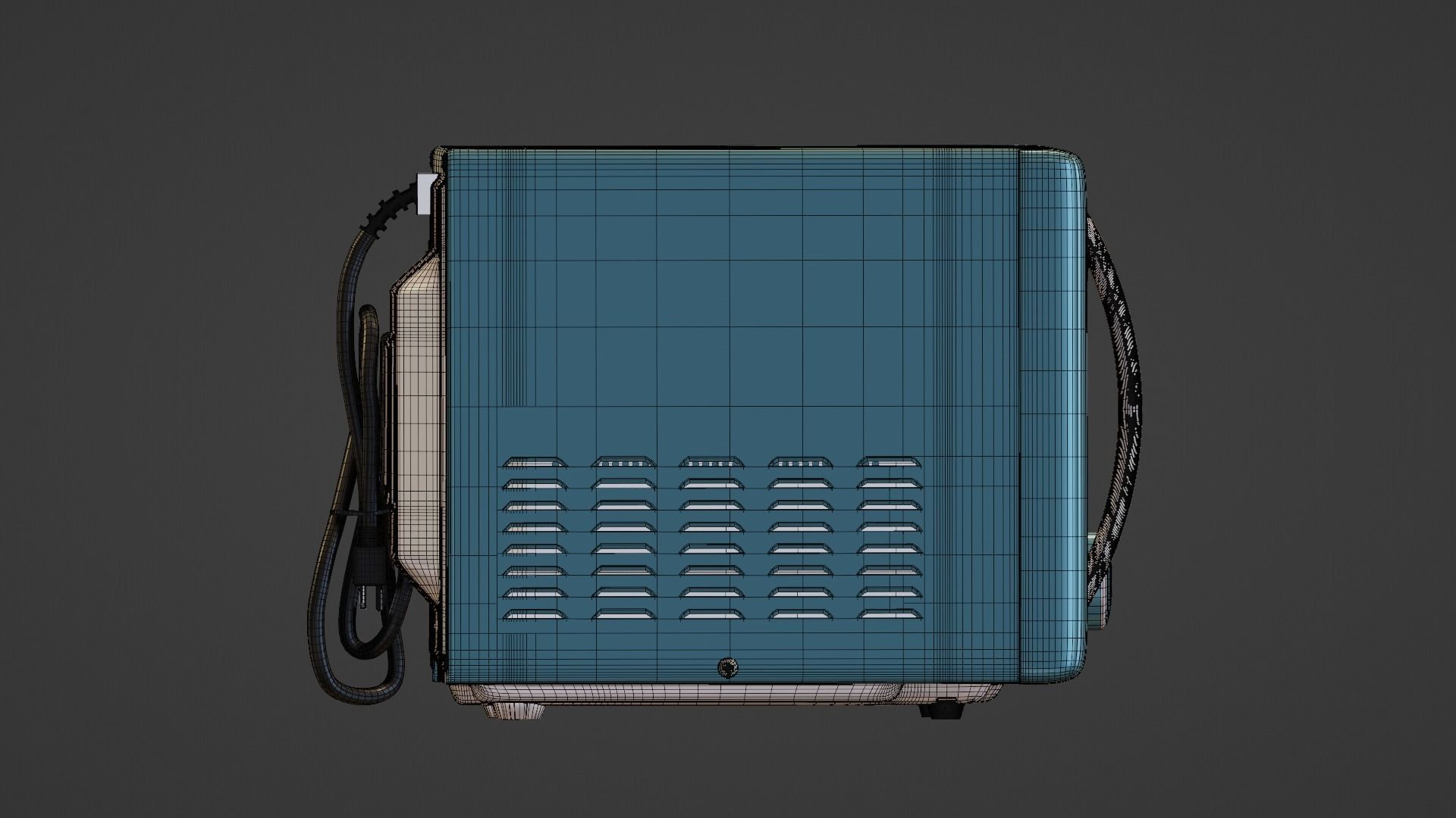 Galanz Retro Microwave Oven 3D model_10