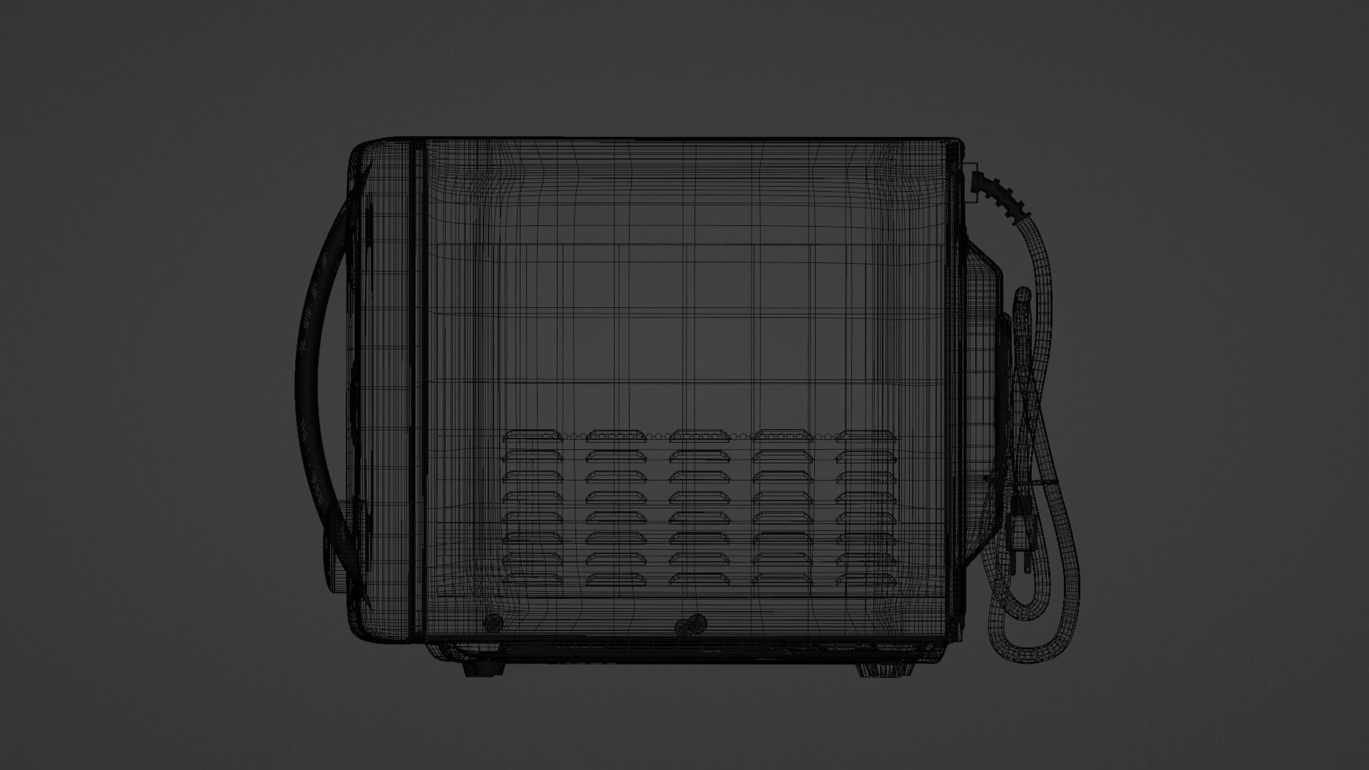 Galanz Retro Microwave Oven 3D model_7