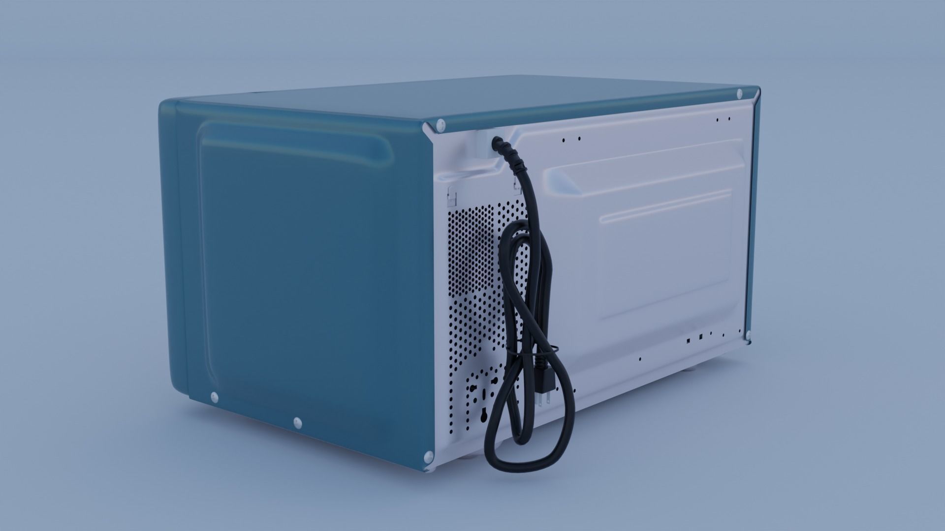 Galanz Retro Microwave Oven 3D model_2