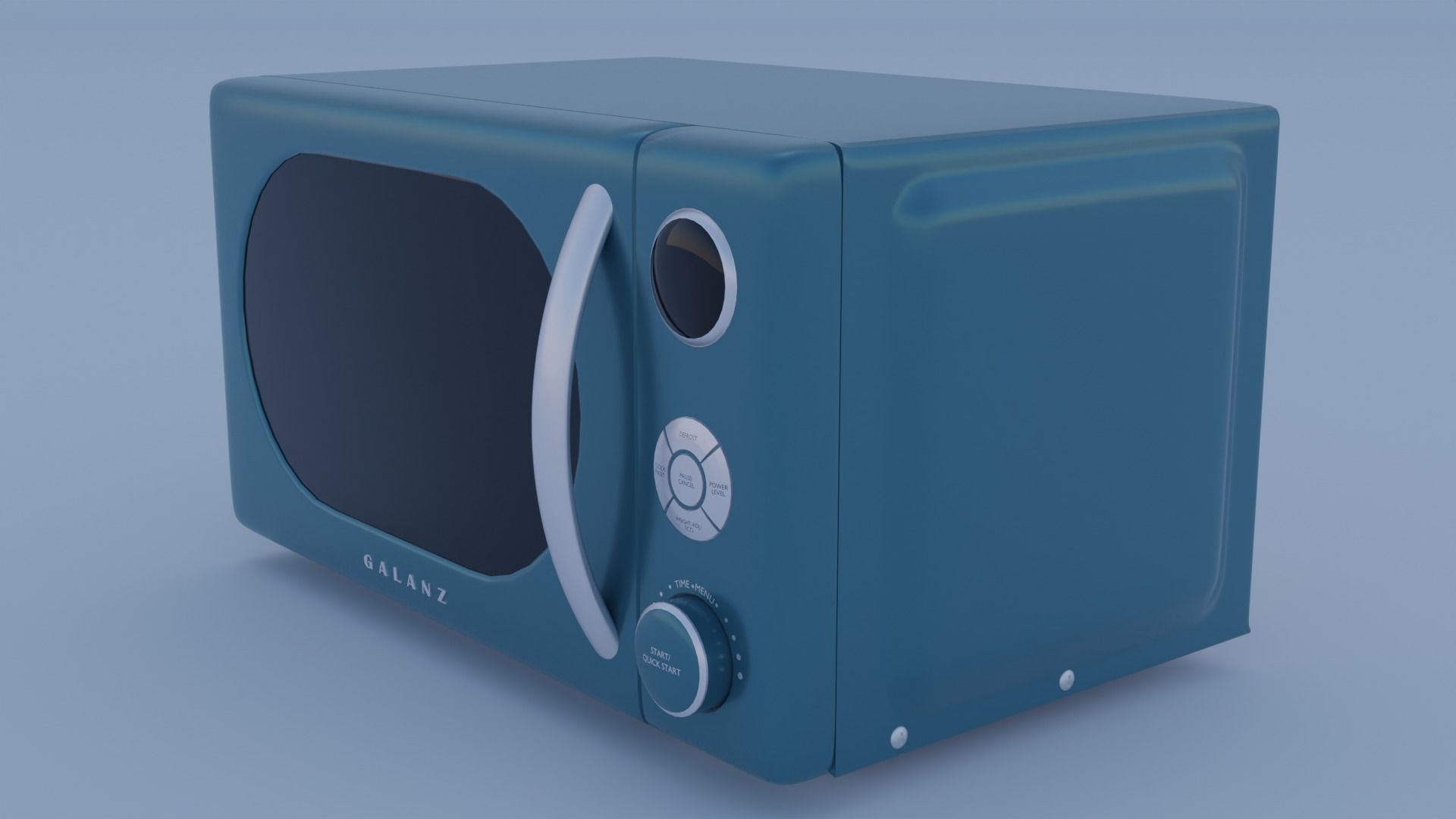 Galanz Retro Microwave Oven 3D model_16