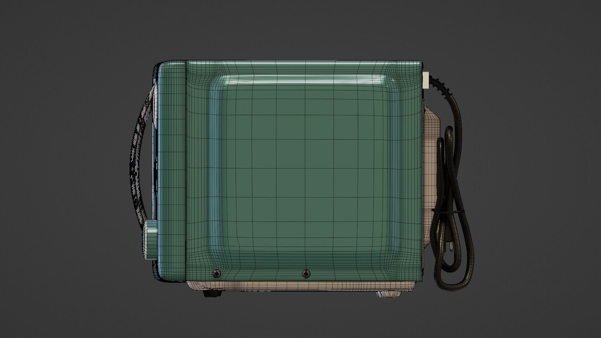 Galanz Retro Microwave Oven 3D model_12