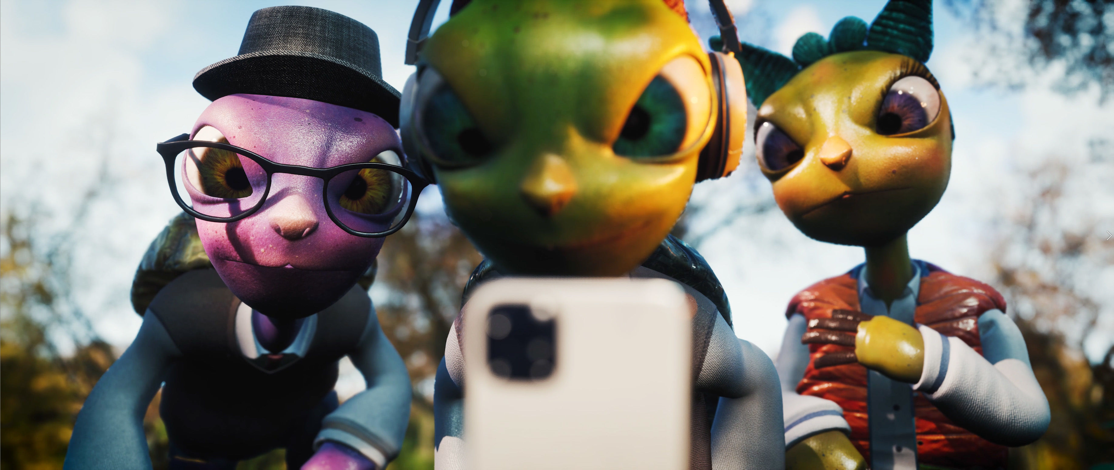 Animals Turtle Characters Rigged Cartoon Stylize 3D model 3D model_10