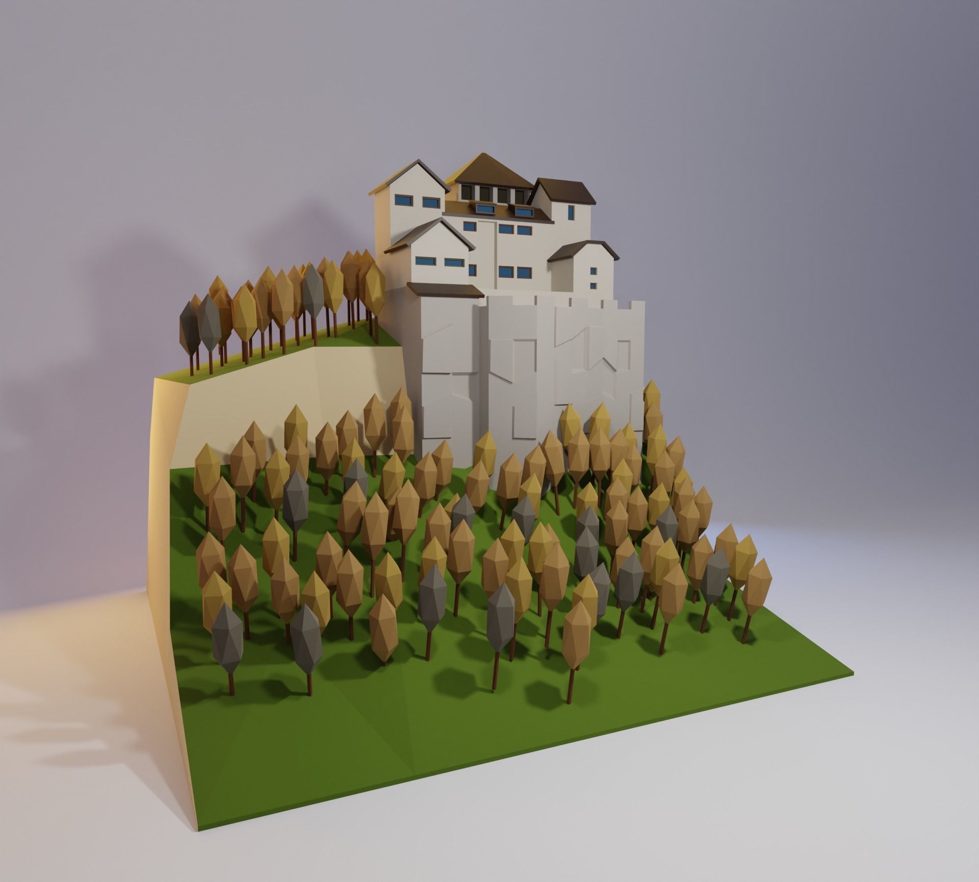 Landmarks of  the world L-M Low-poly 3D model_7