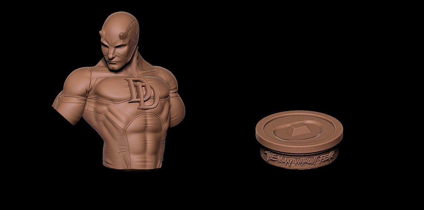 Fan Art - Daredevil - Bust 3D print model_7