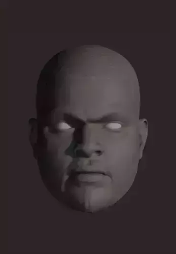 Ice Cube Head Sculpt