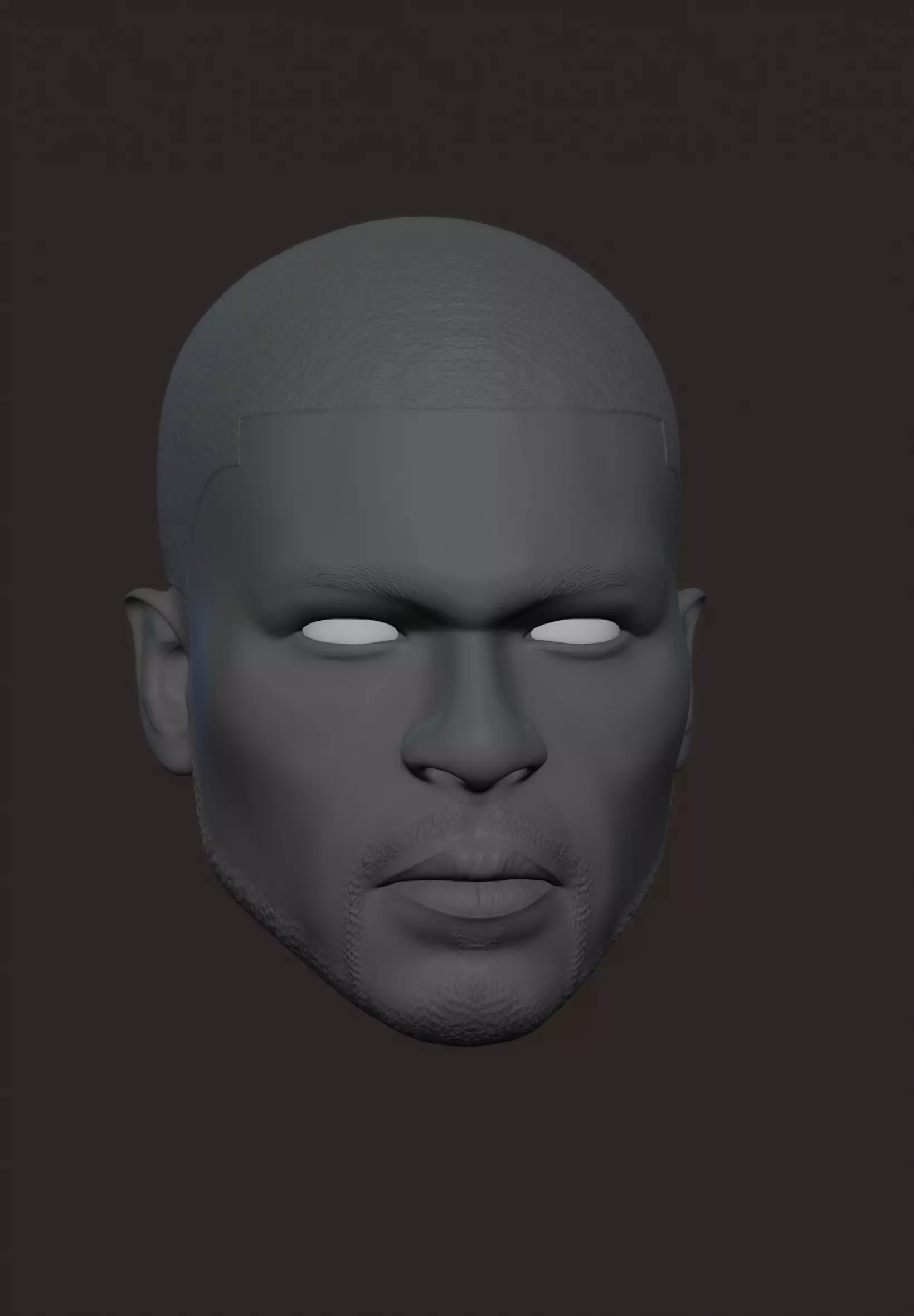 50 Cent Head Sculpt 3D print model