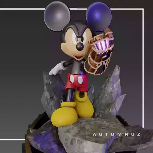 MICKEY INFINITY GAUNTLET 3D print model