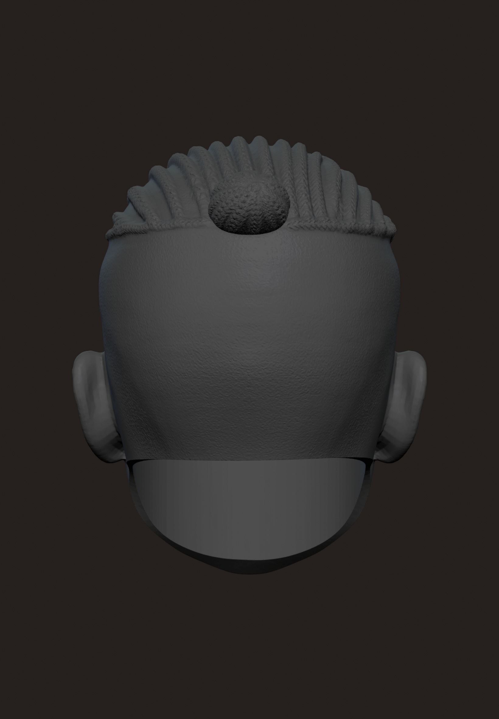 Static Shock Head Sculpt 3D print model_3