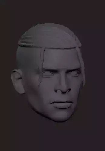 Static Shock Head Sculpt 3D print model