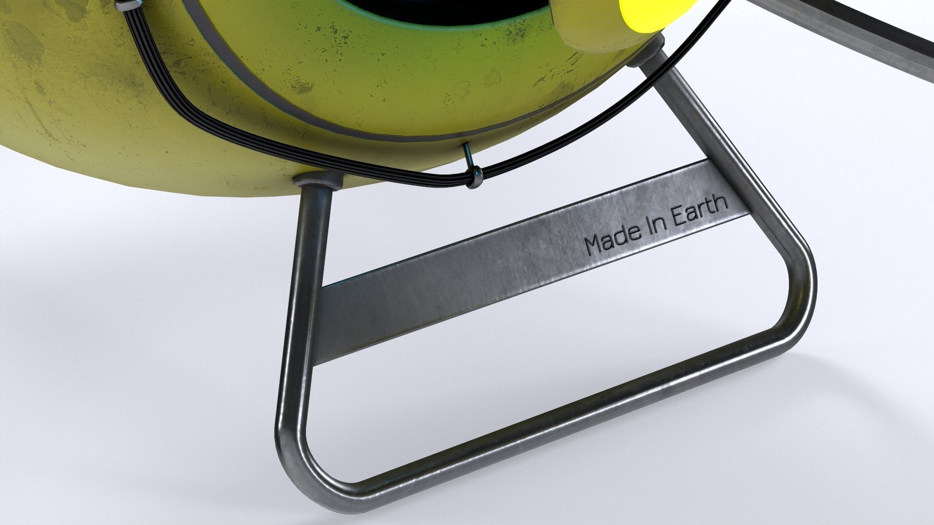 Planting Robot Sci-Fi Fantasy Character Low-poly 3D model_14