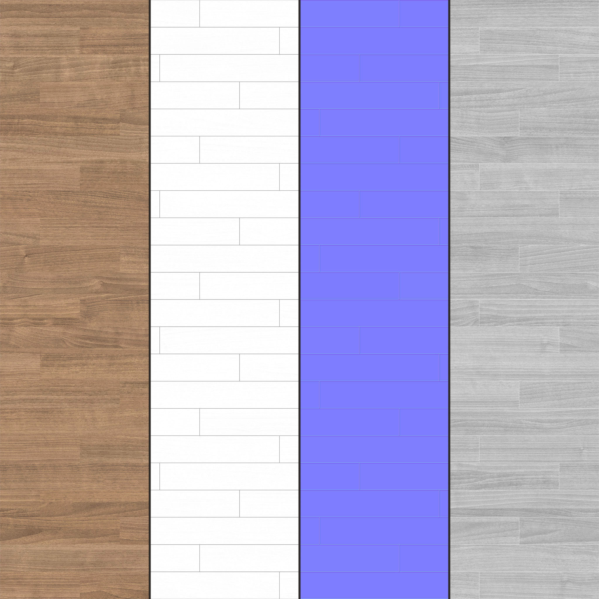 Mrf Parquets Wood Set01 Low-poly 3D model_9