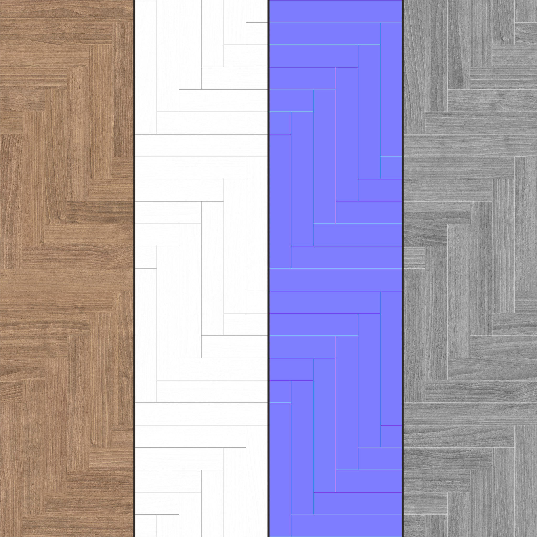 Mrf Parquets Wood Set01 Low-poly 3D model_7