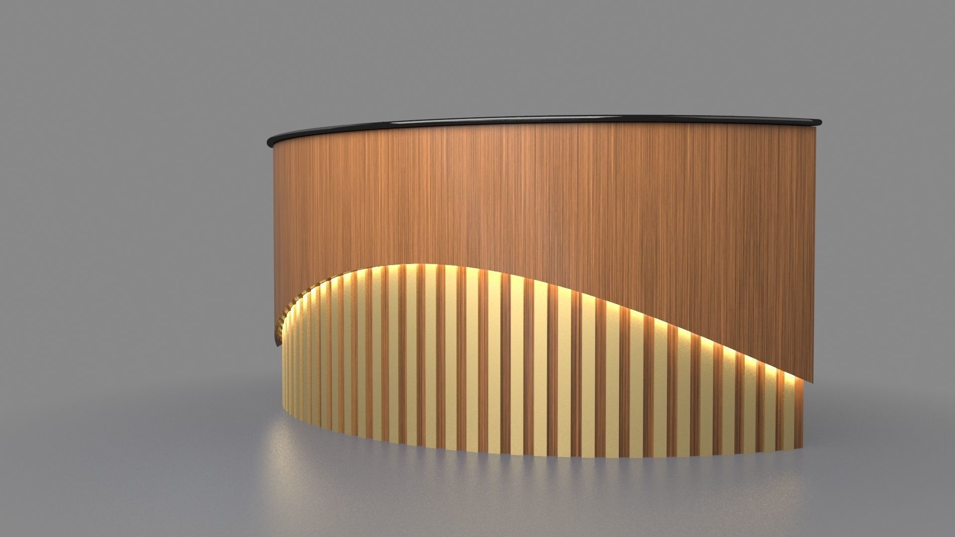 Bar Counter 3D model_1