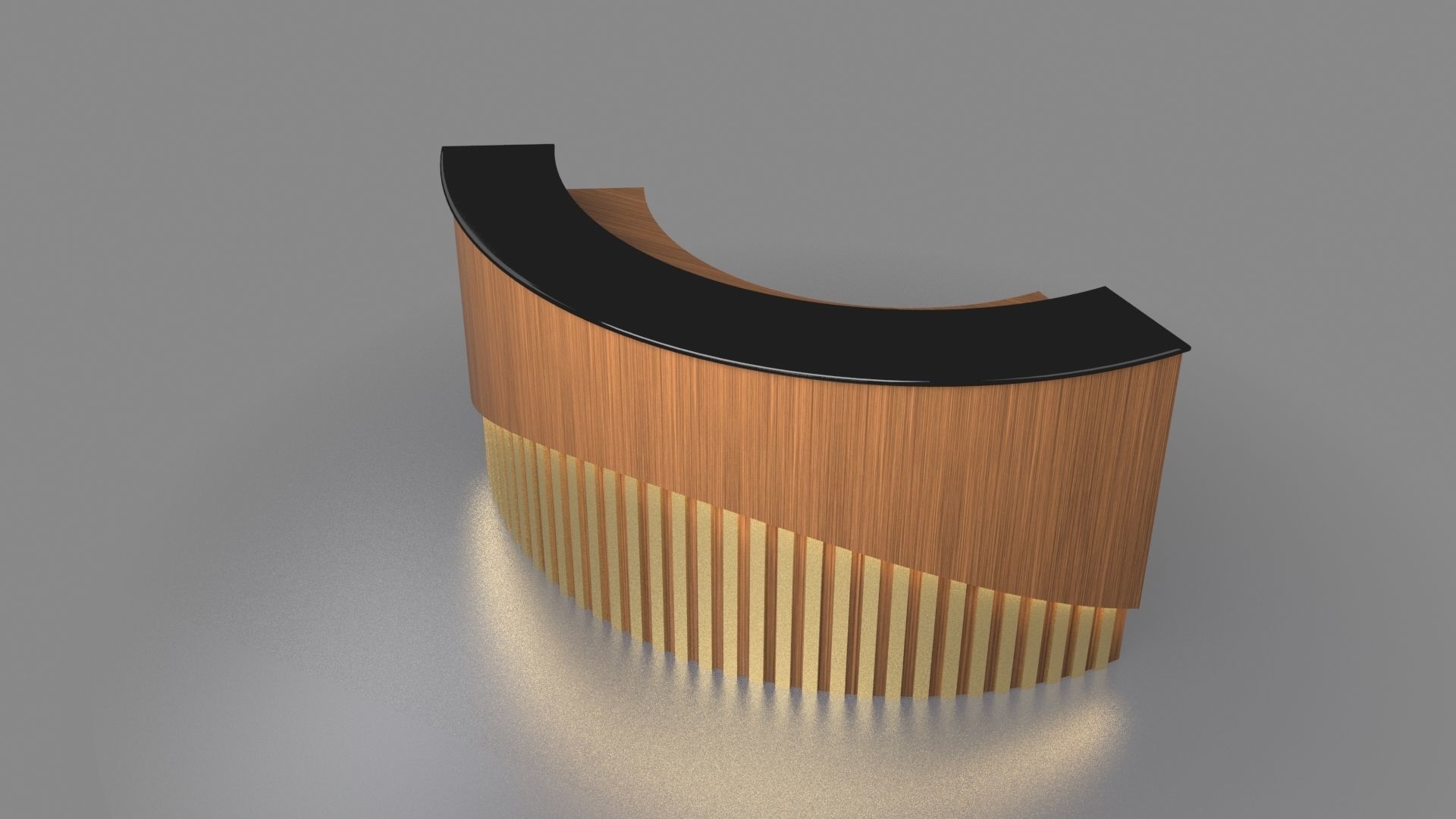 Bar Counter 3D model_3