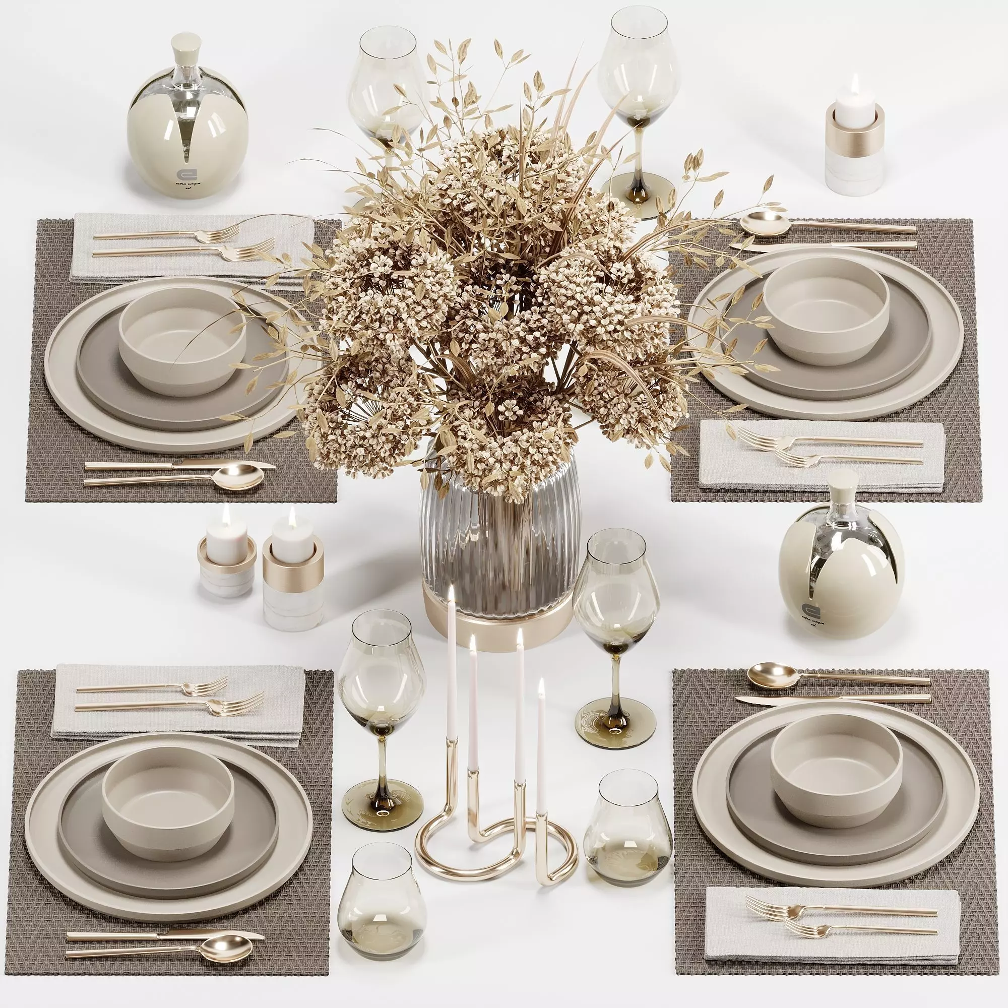 decorative set13 3D model_0