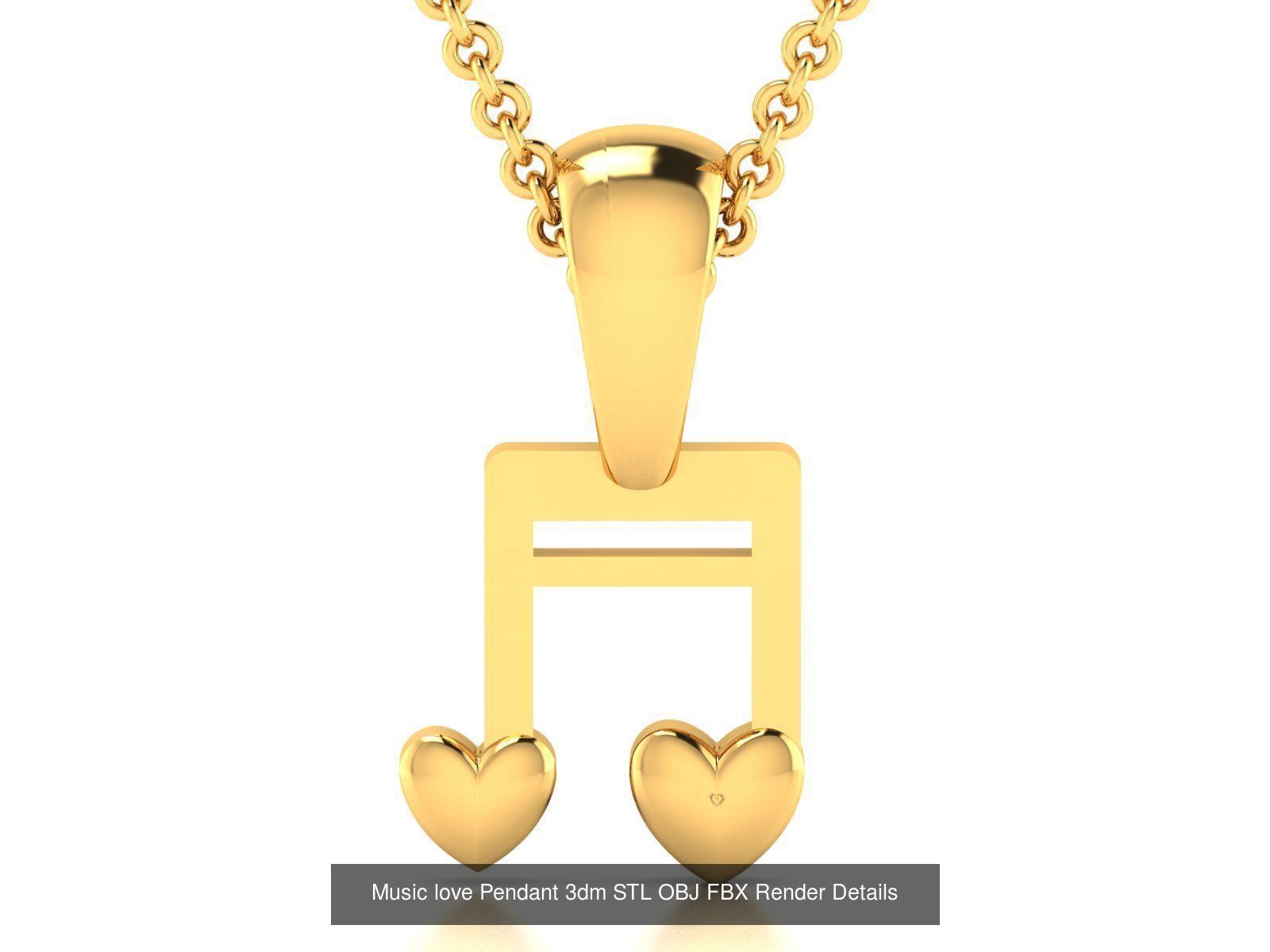 500 Solitaire Women Pendants 3dm STL OBJ FBX  Details Collection _150