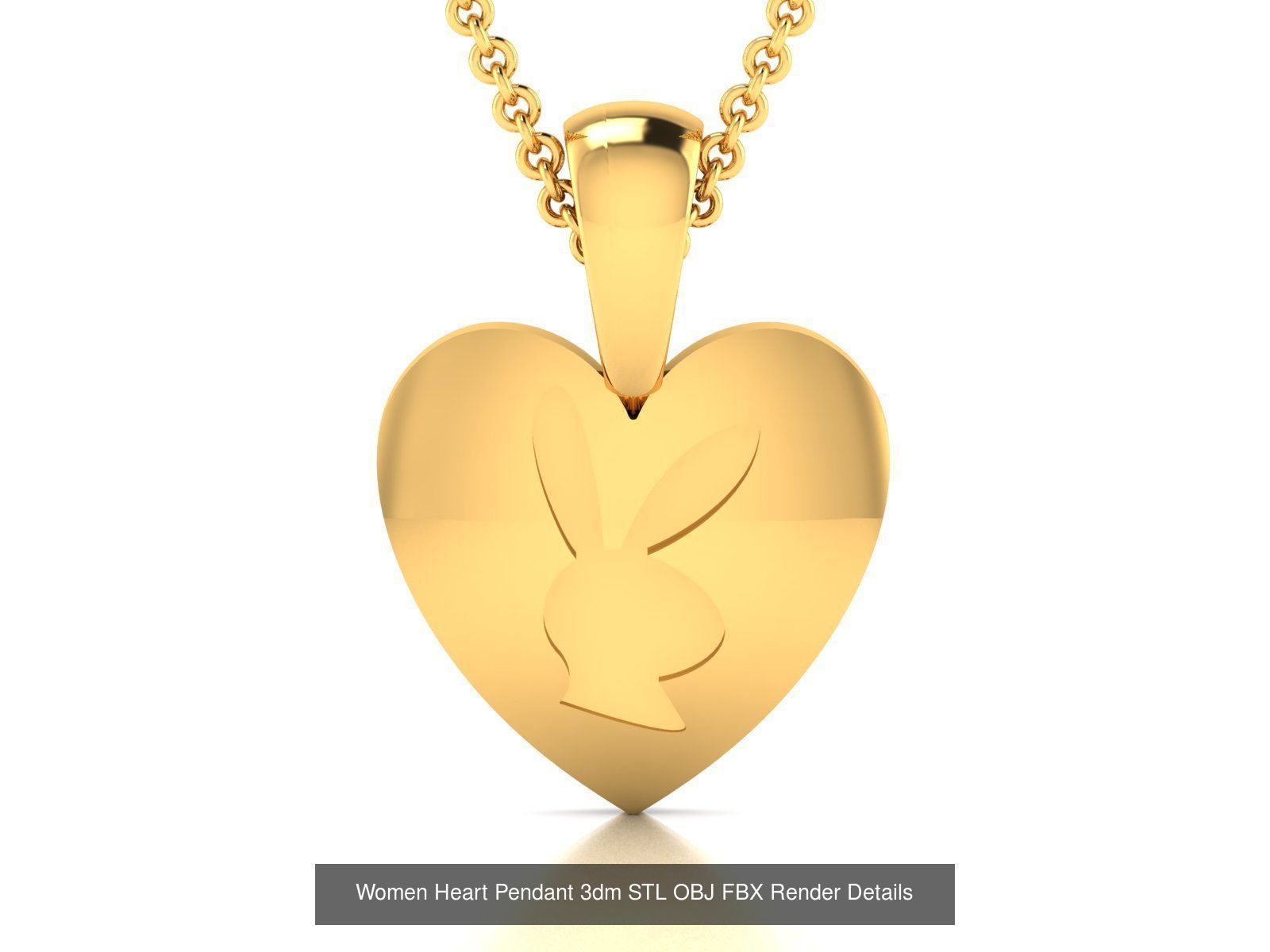 500 Solitaire Women Pendants 3dm STL OBJ FBX  Details Collection _151