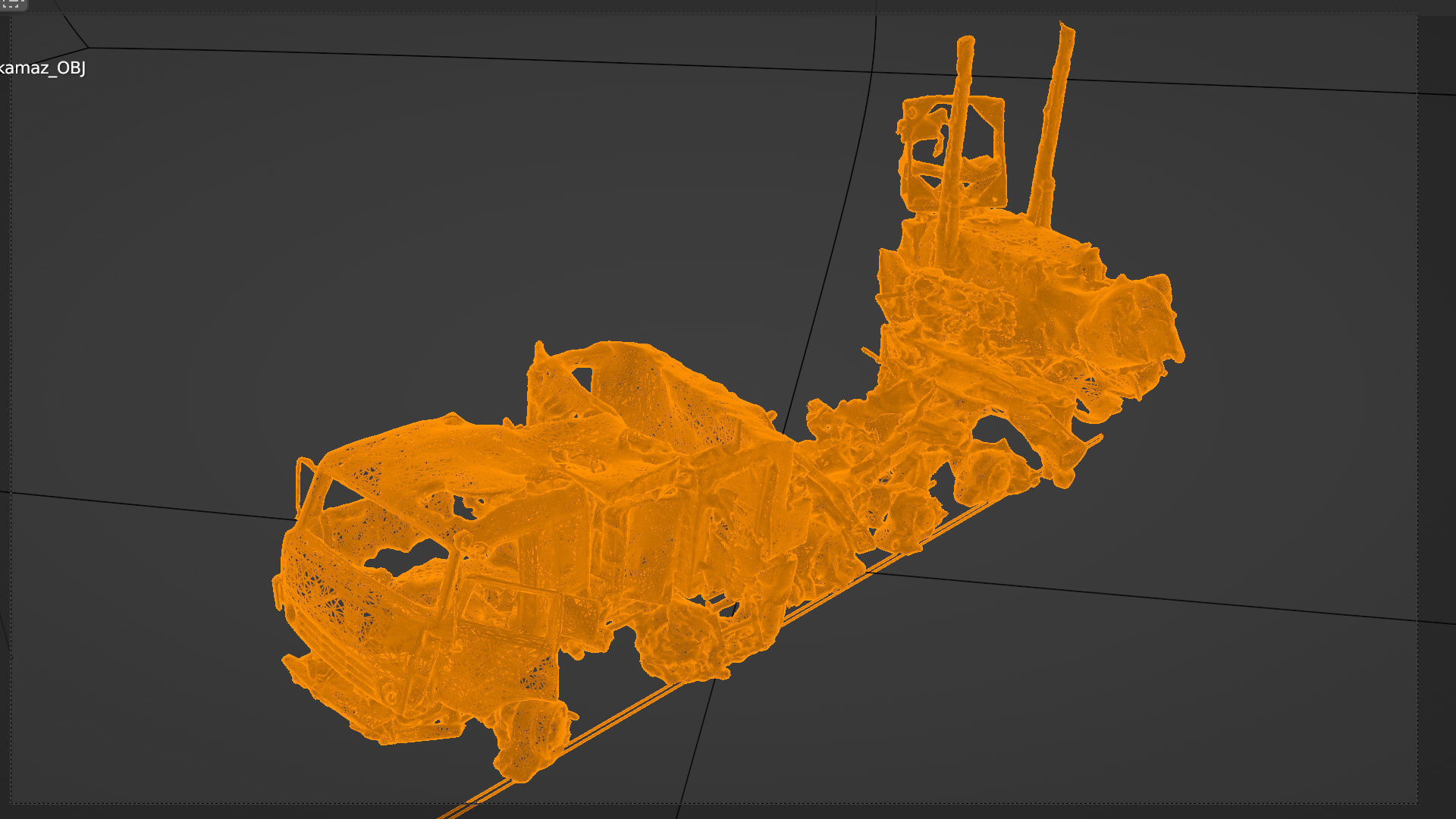 Pantsir-S1 missile system destroyed by Ukrainian army 3D model_6
