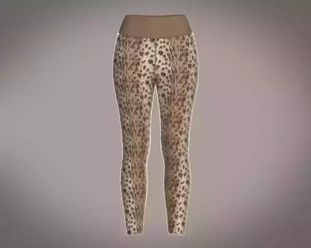 Animal Print Girls Leggings