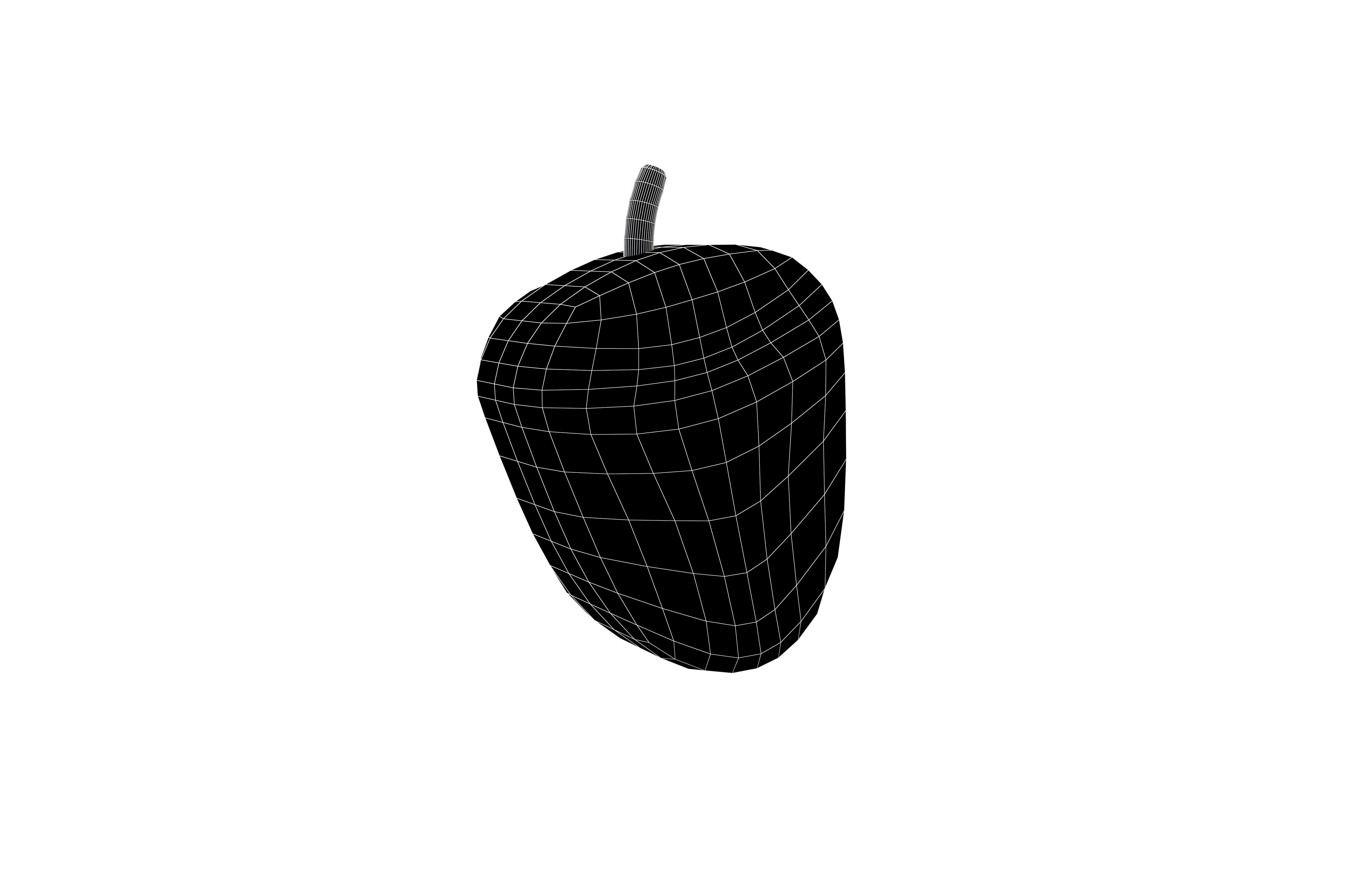 Cartoon Fructification V2 004 Low-poly 3D model_4