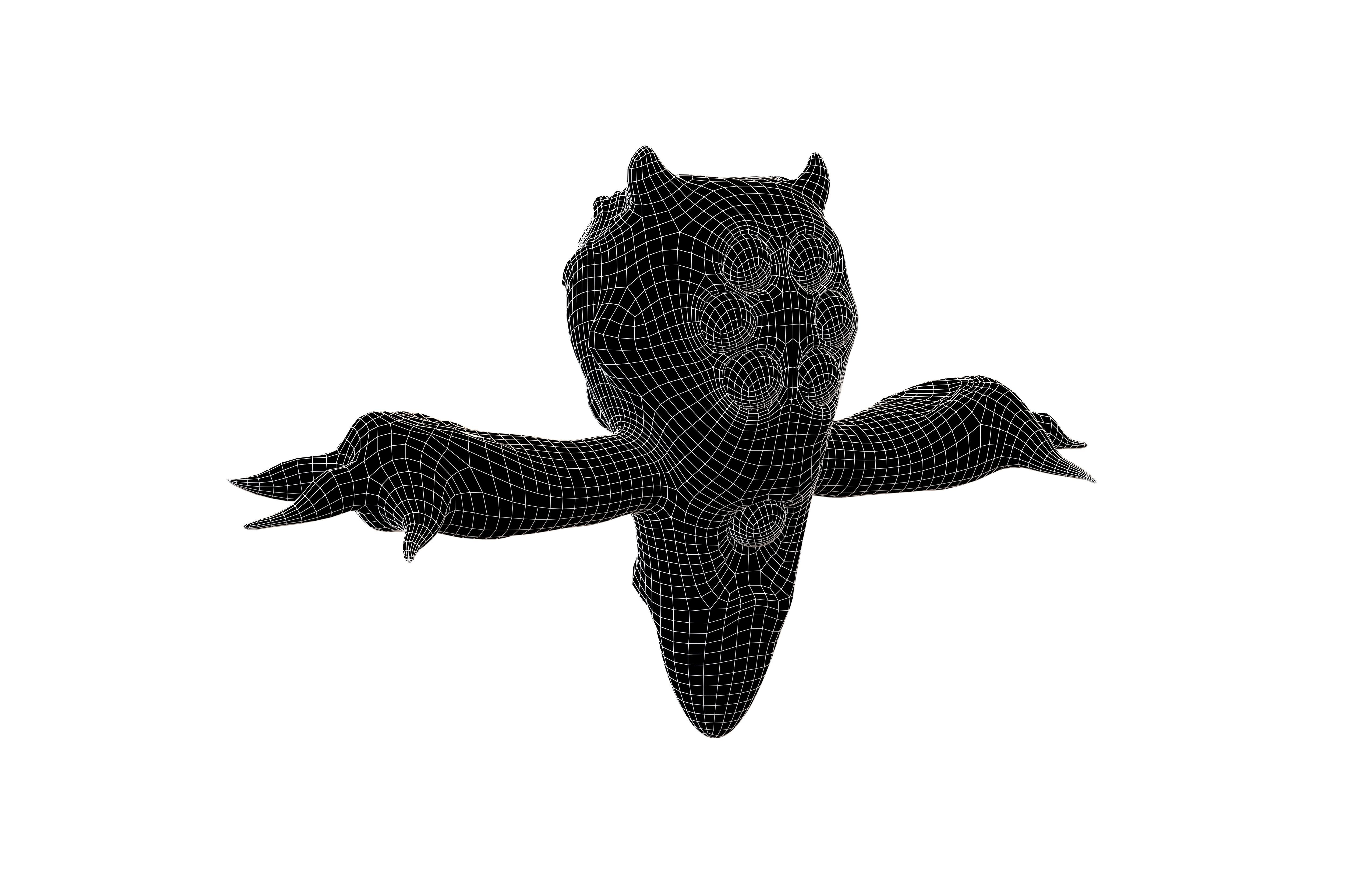 Aliens Character v1 001 Low-poly 3D model_6