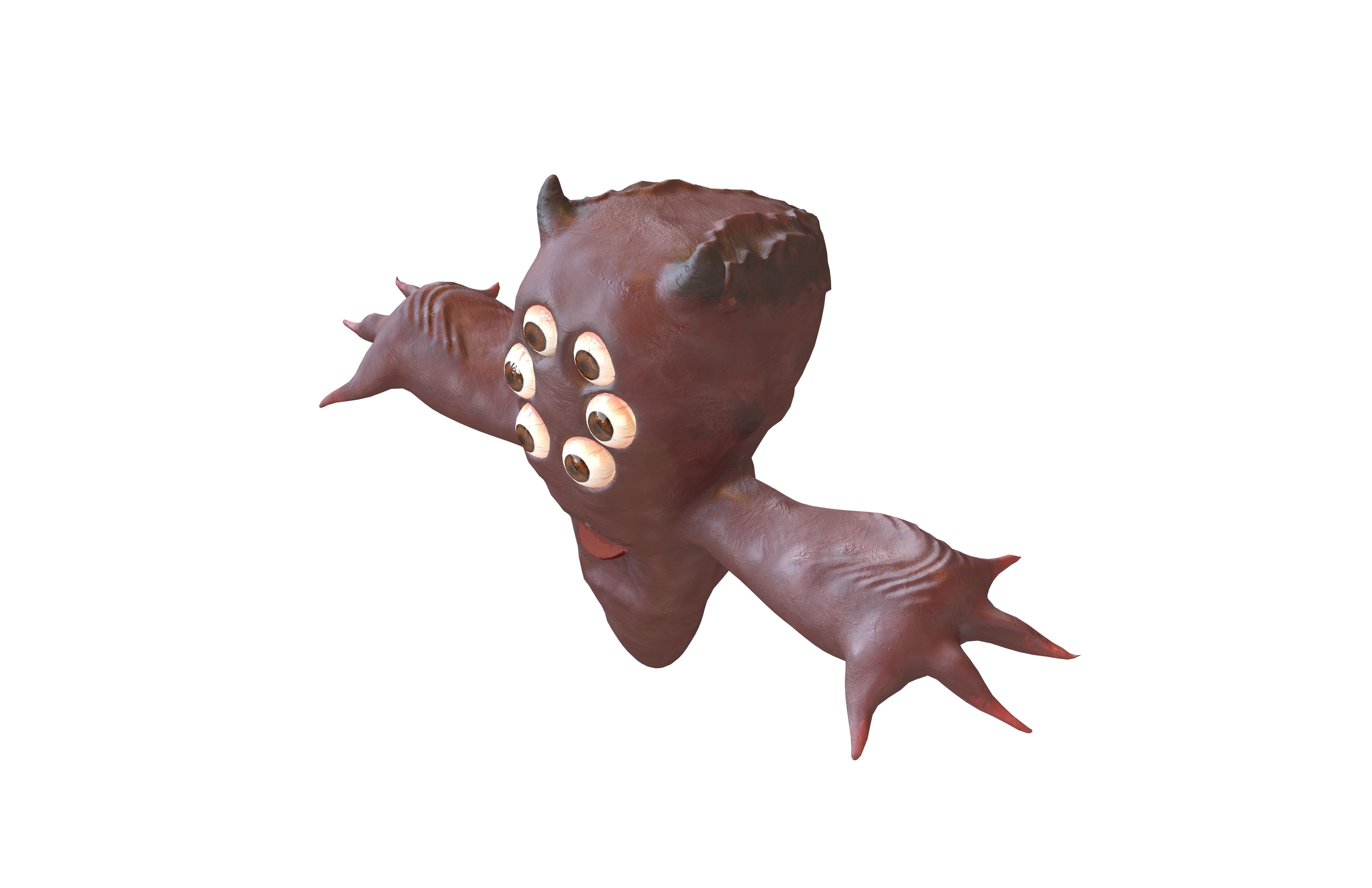 Aliens Character v1 001 Low-poly 3D model_2