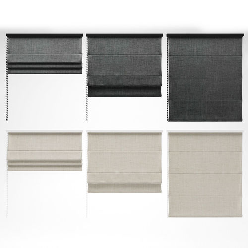Blinds set of roman 3D model