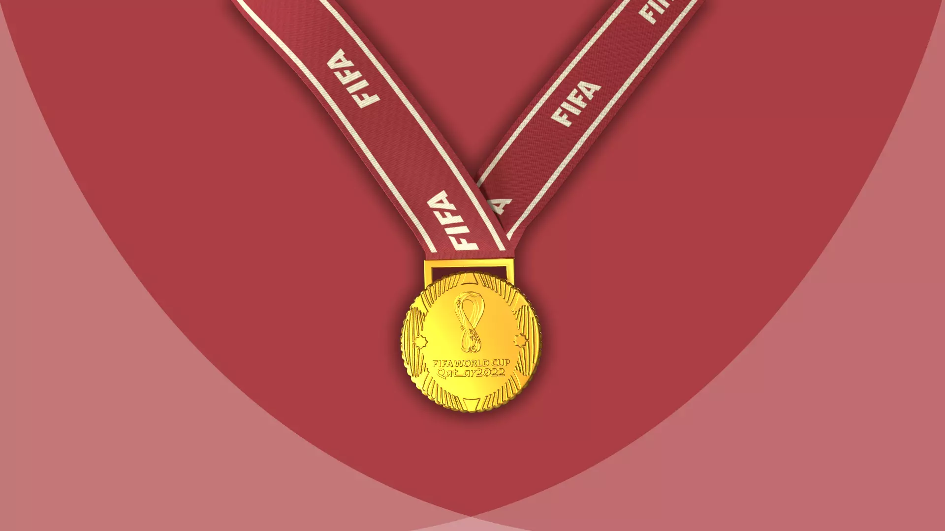 WorldCup 2022 Medal 3D model