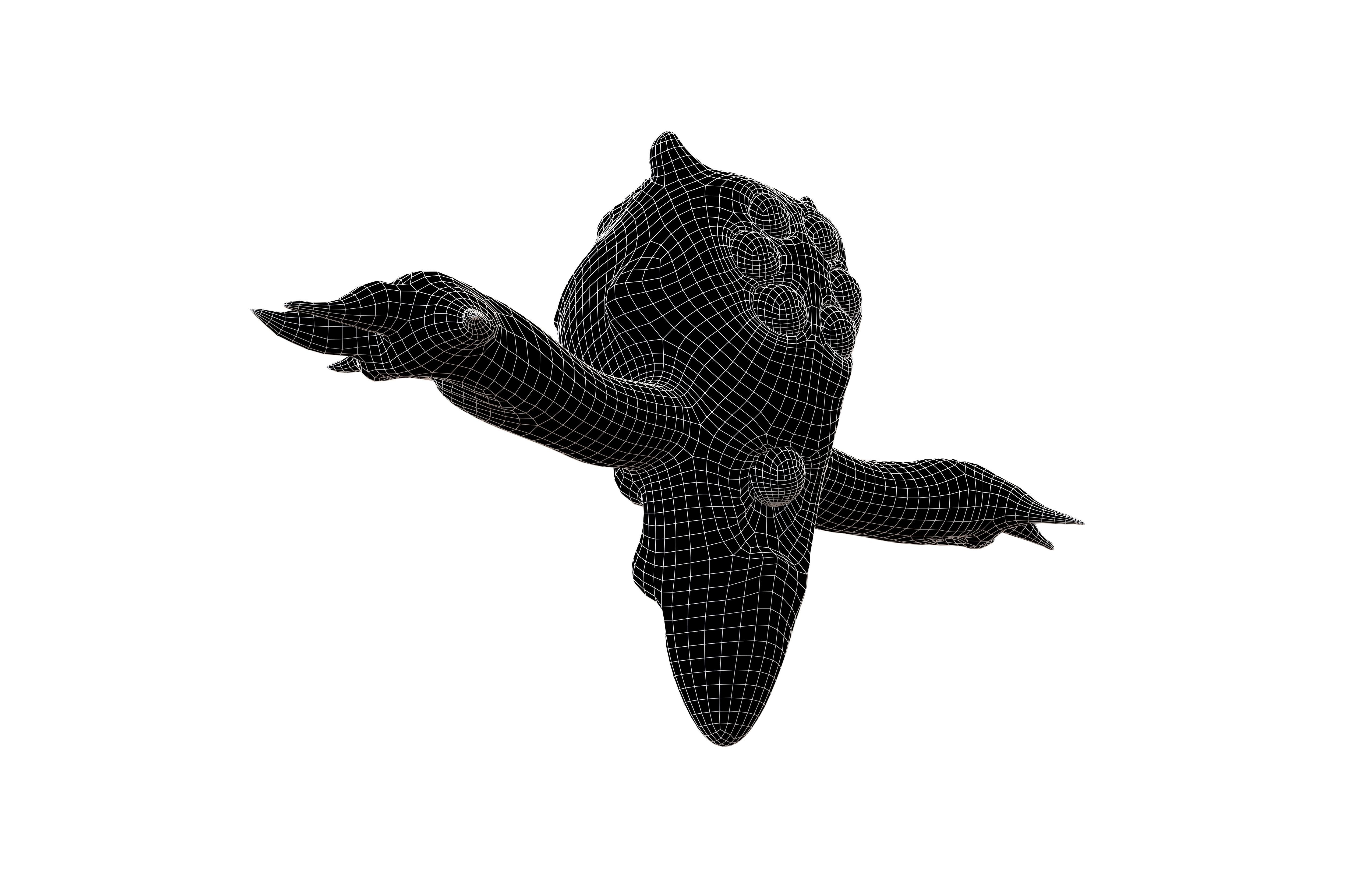 Aliens Character v1 002 Low-poly 3D model_7