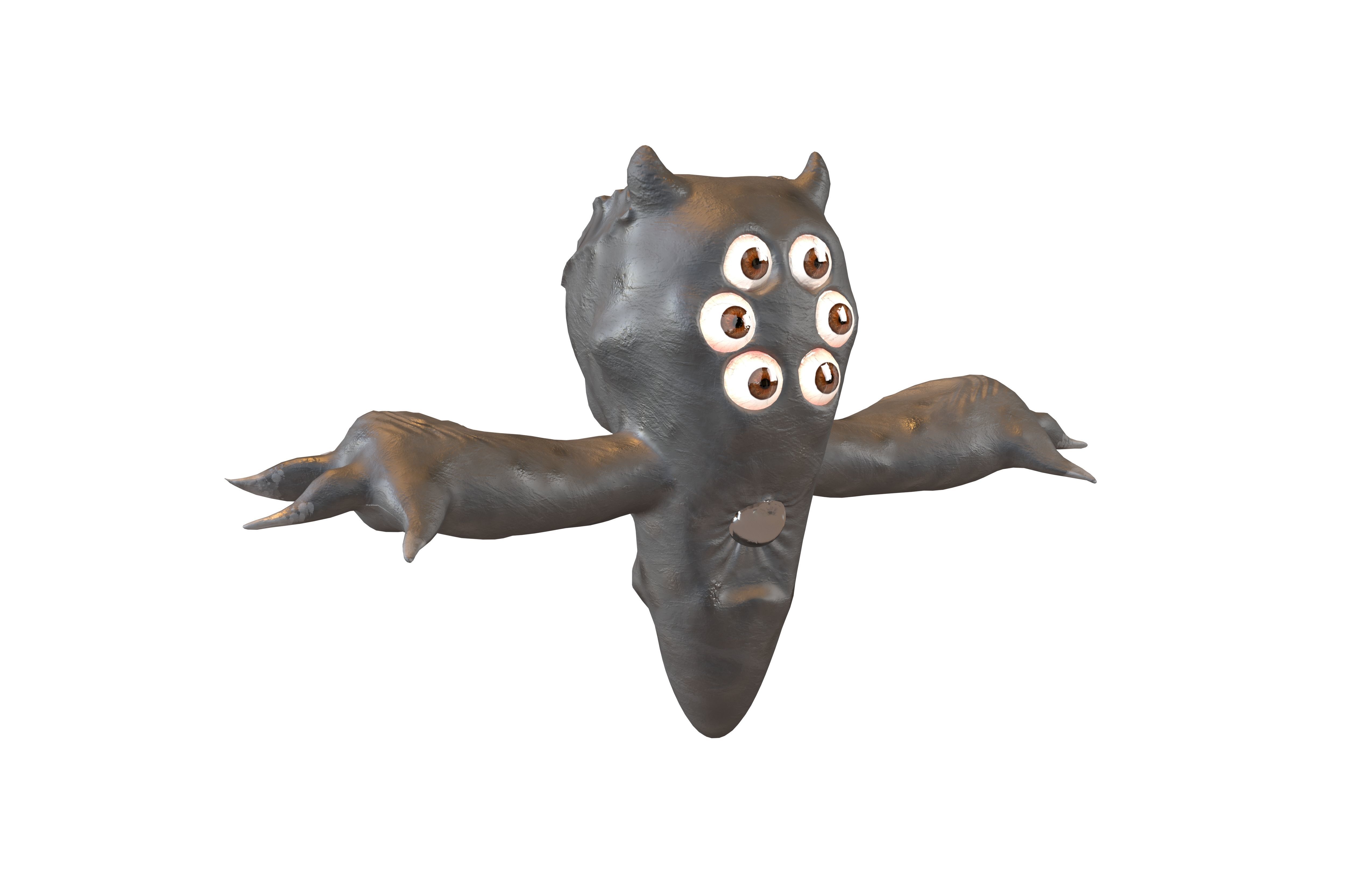 Aliens Character v1 002 Low-poly 3D model_1