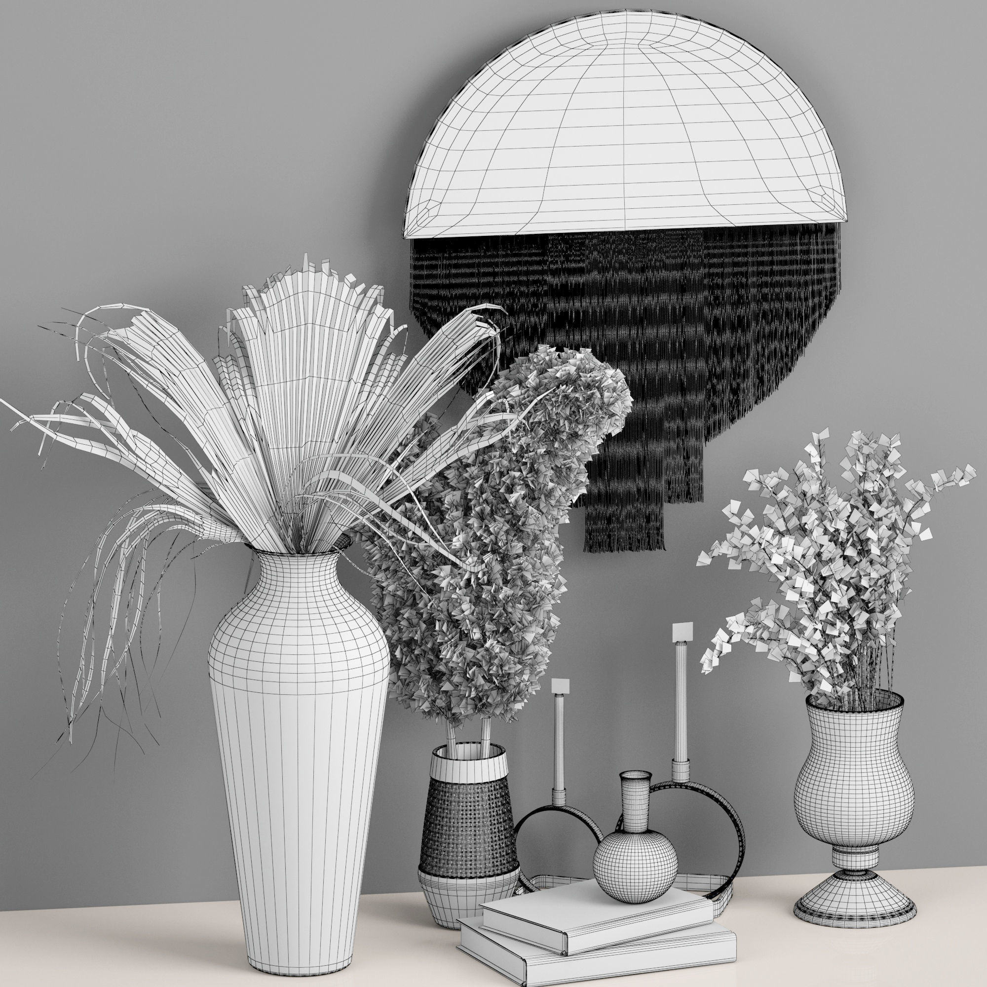  macrame decor set 05 3D model_3