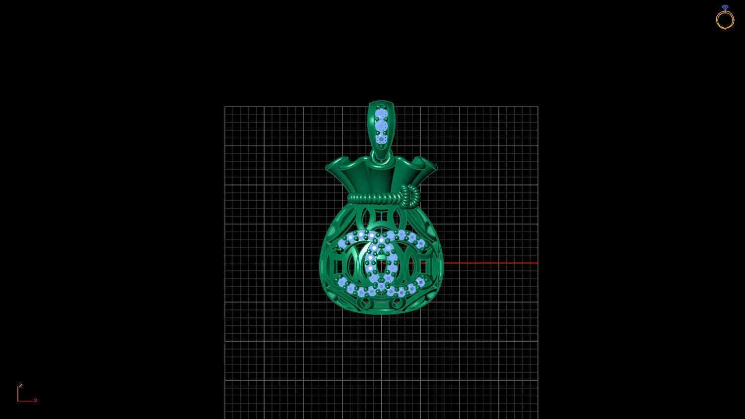 PENDANTS BAG OF MONEY 3D print model