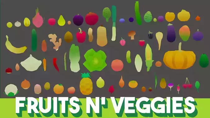 Fruits n Veggies - Game Asset Art Pack