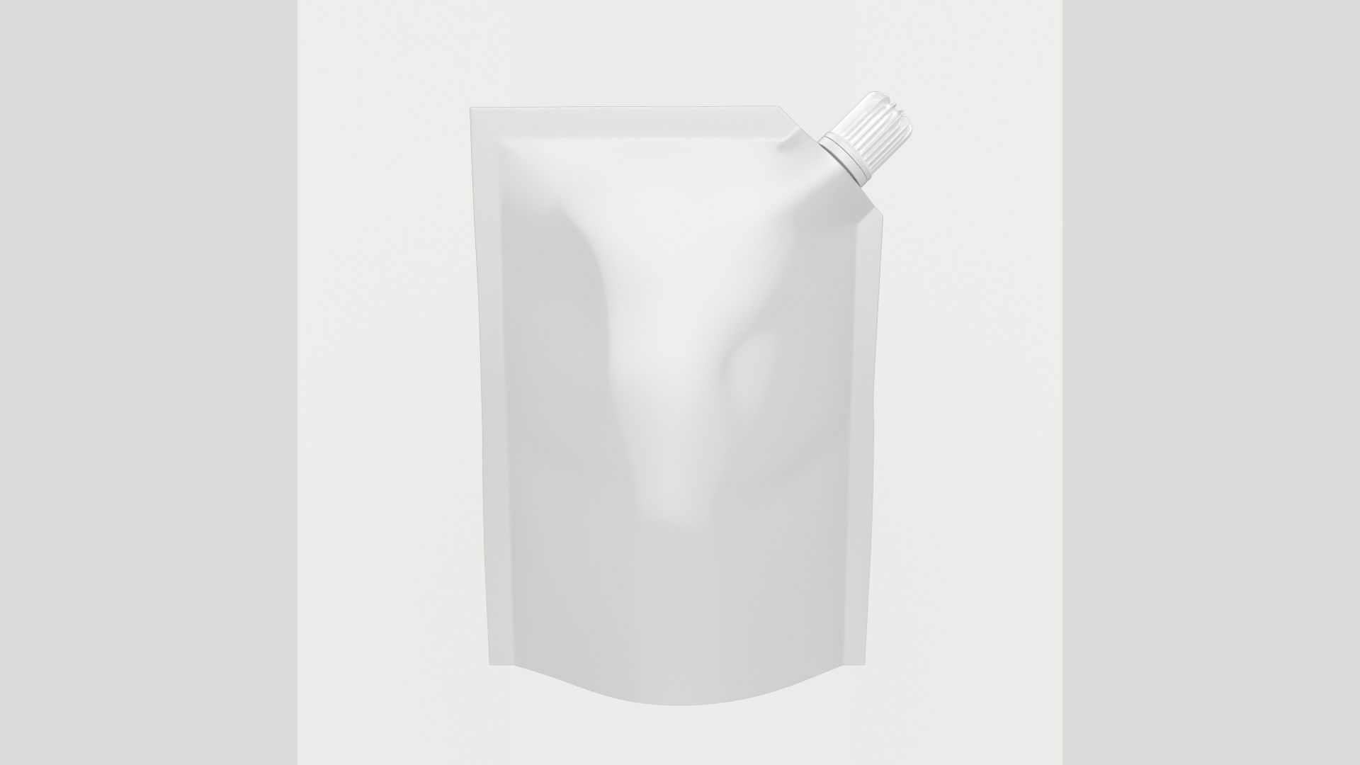 Spout Pouch Soft Bag Corner Fill High Poly 3D model_1