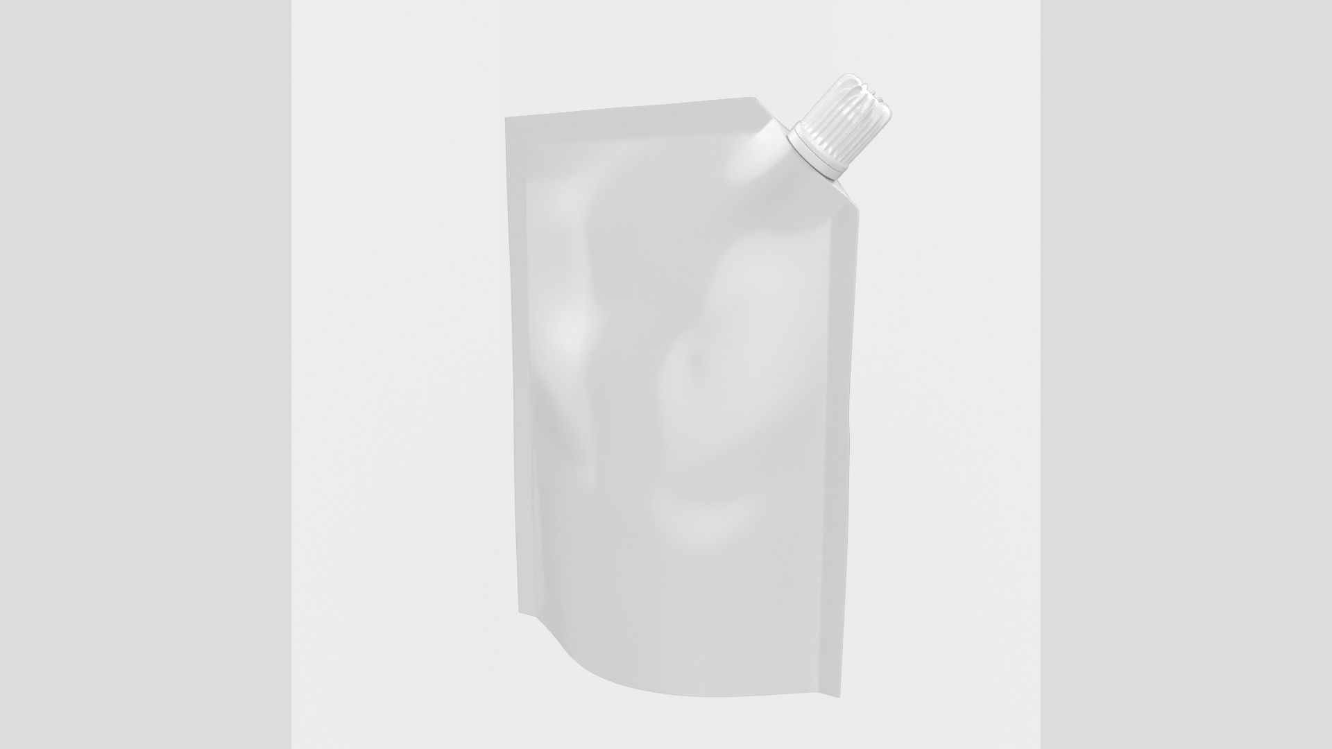 Spout Pouch Soft Bag Corner Fill High Poly 3D model_2