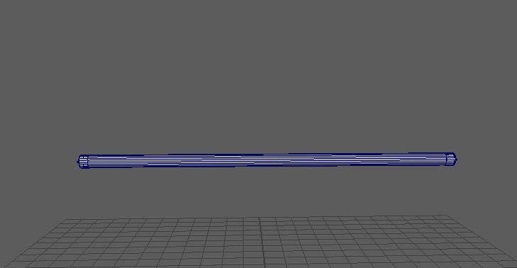 Led Smart Tube Light Low-poly 3D model_6