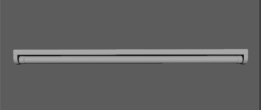 Led Smart Tube Light Low-poly 3D model_3