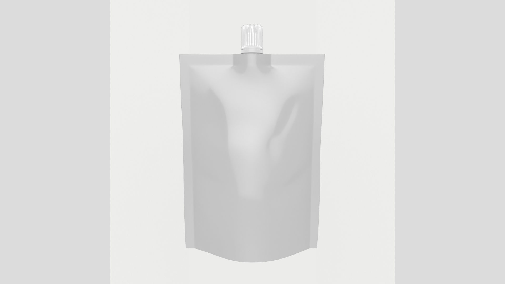3D Spout Pouch Soft Bag Top Fill High Poly 3D model_1
