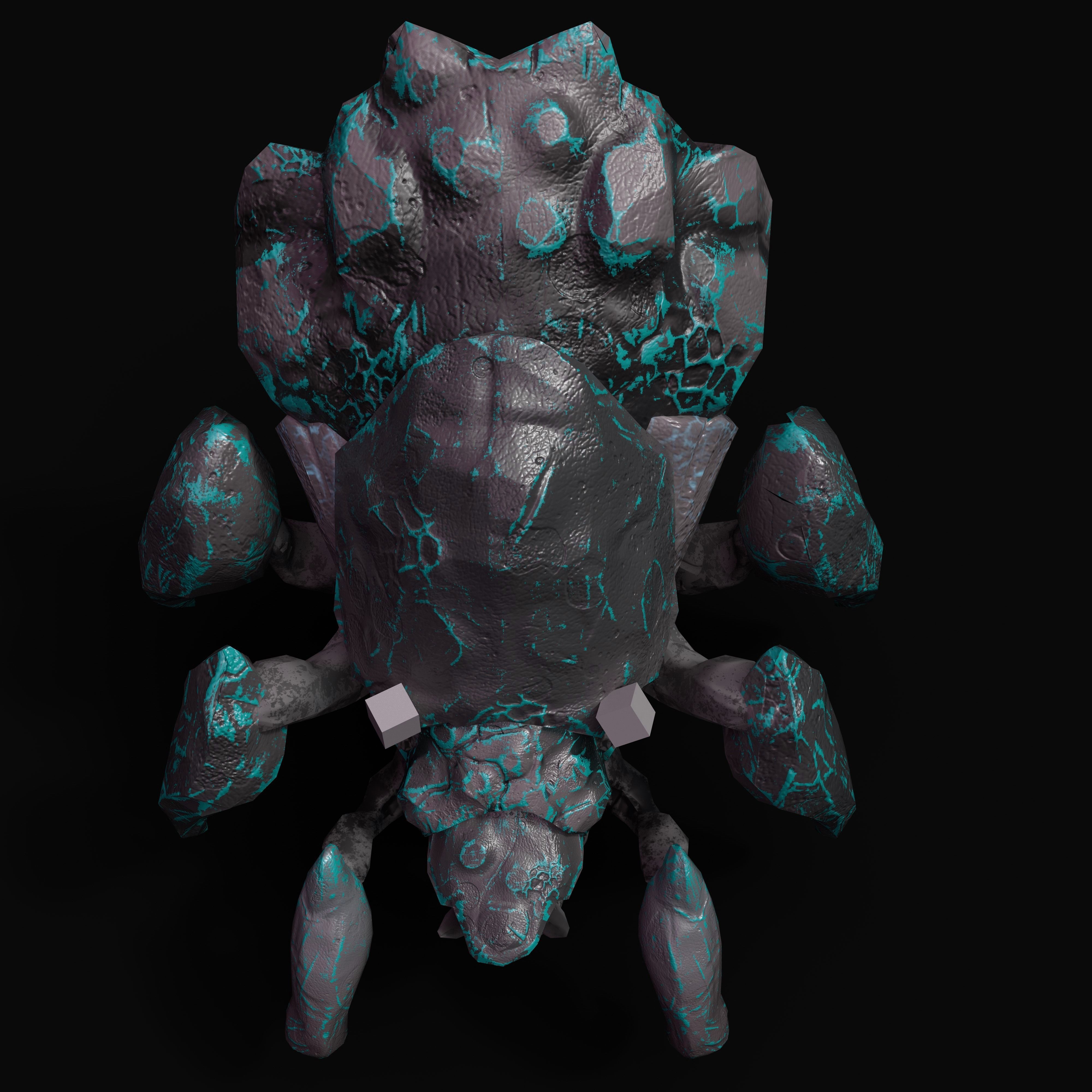 DUNGEON BUG  Low-poly 3D model_2