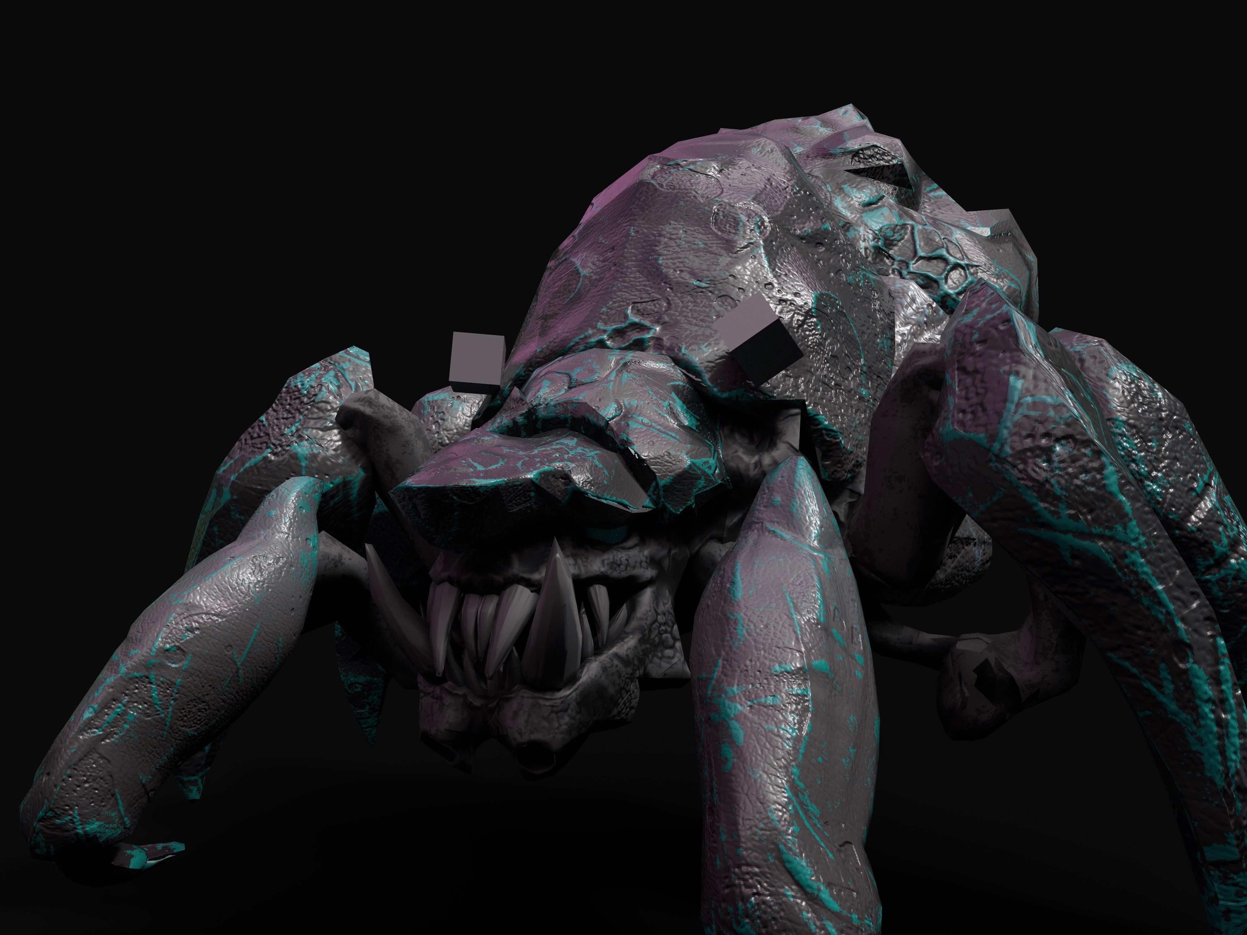 DUNGEON BUG  Low-poly 3D model_3