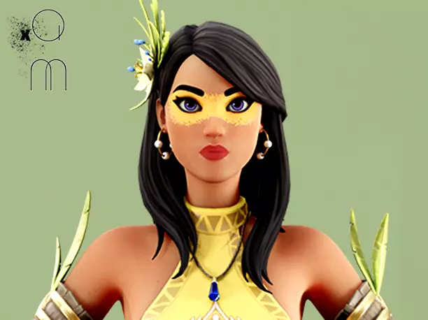 Kalia - Fortnite Low-poly 3D model_0