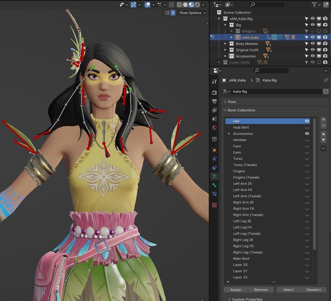 Kalia - Fortnite Low-poly 3D model_11