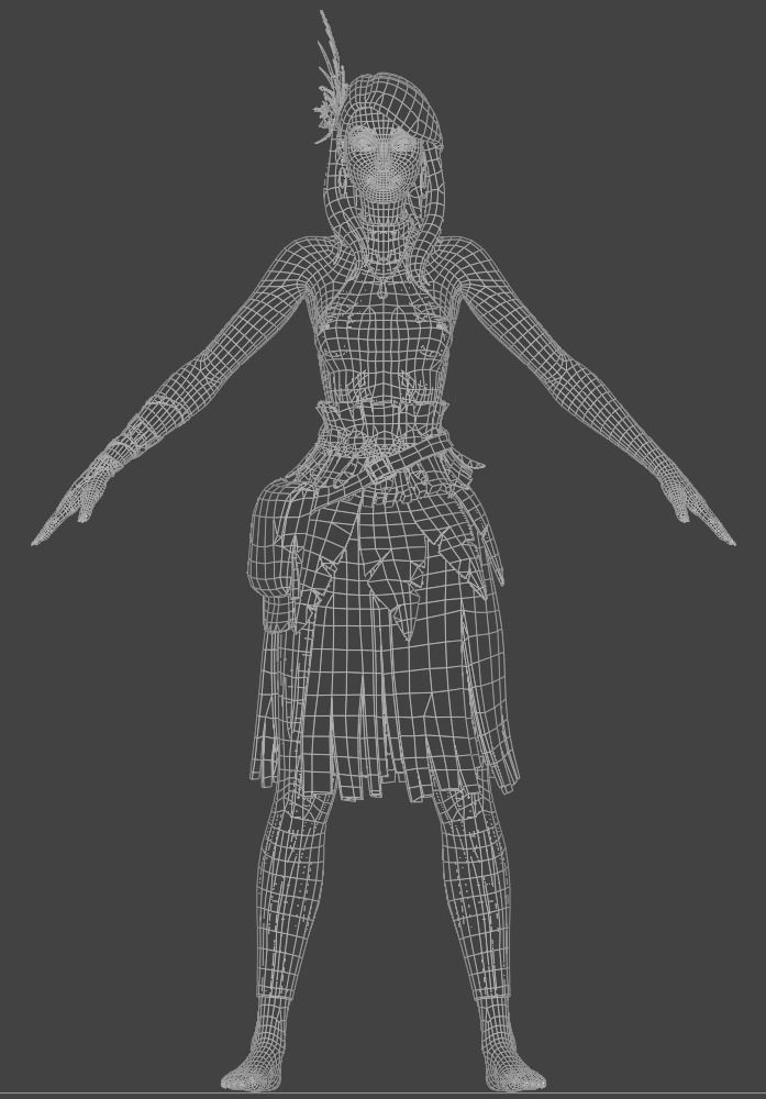 Kalia - Fortnite Low-poly 3D model_9